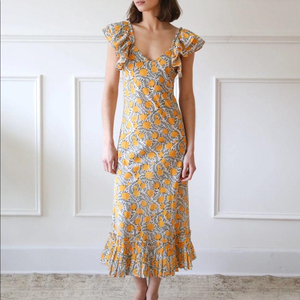 Mille: The Klara Dress in Citrus (L)